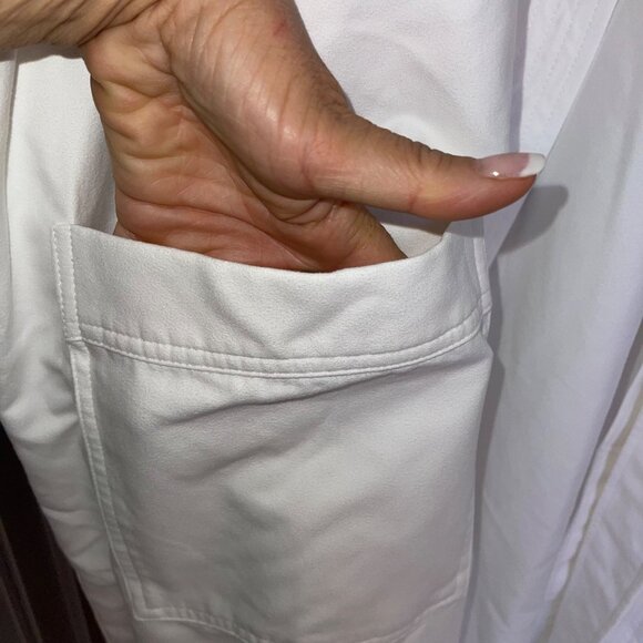 Majestic International Mens Kimono Robe Size XXL White Chamois Casual New - Picture 8 of 13